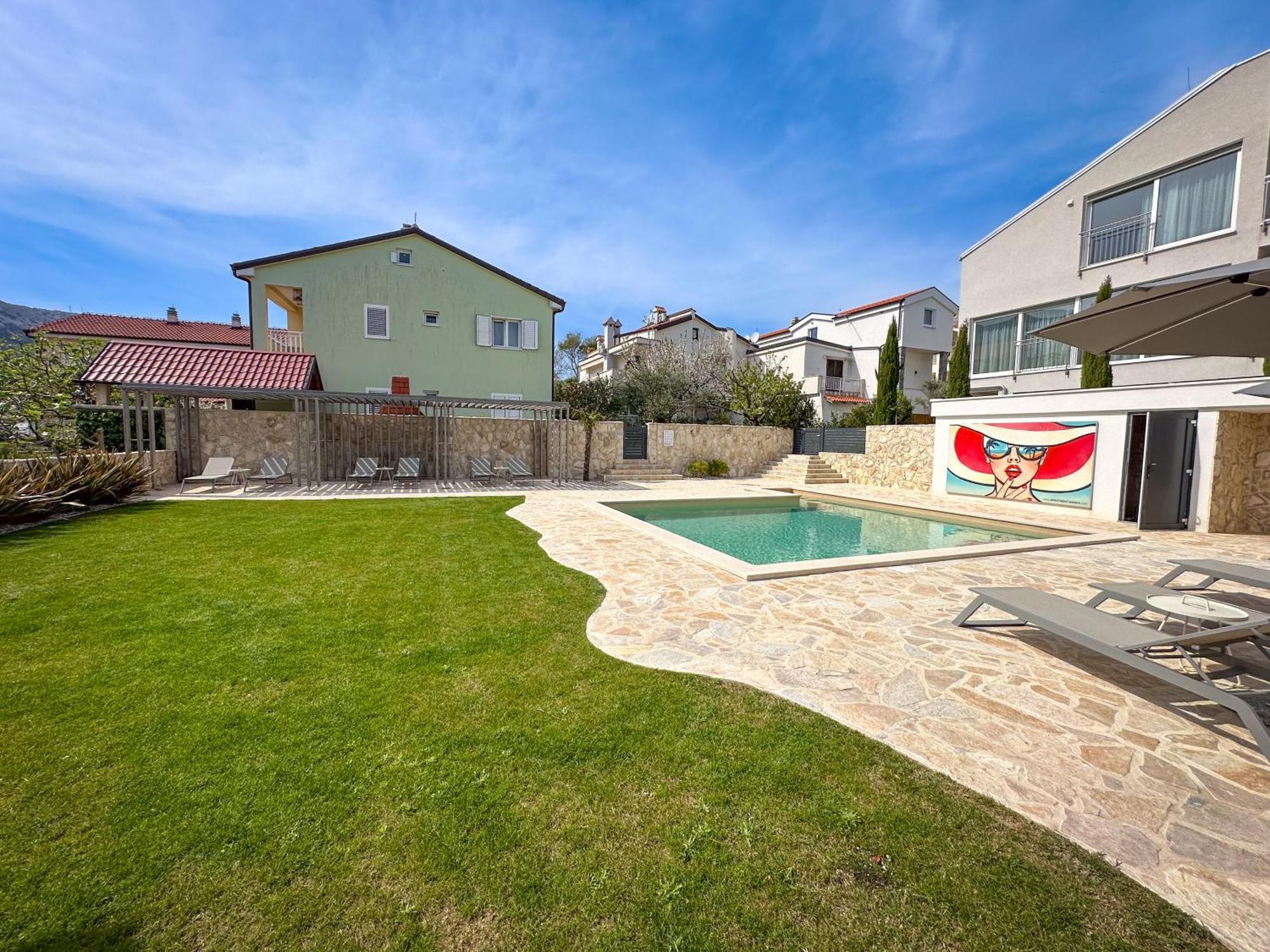 Apartment Baska, Exklusive Apartments Mit Poolarea In Baska, Krk - Kroatien Luaran gambar