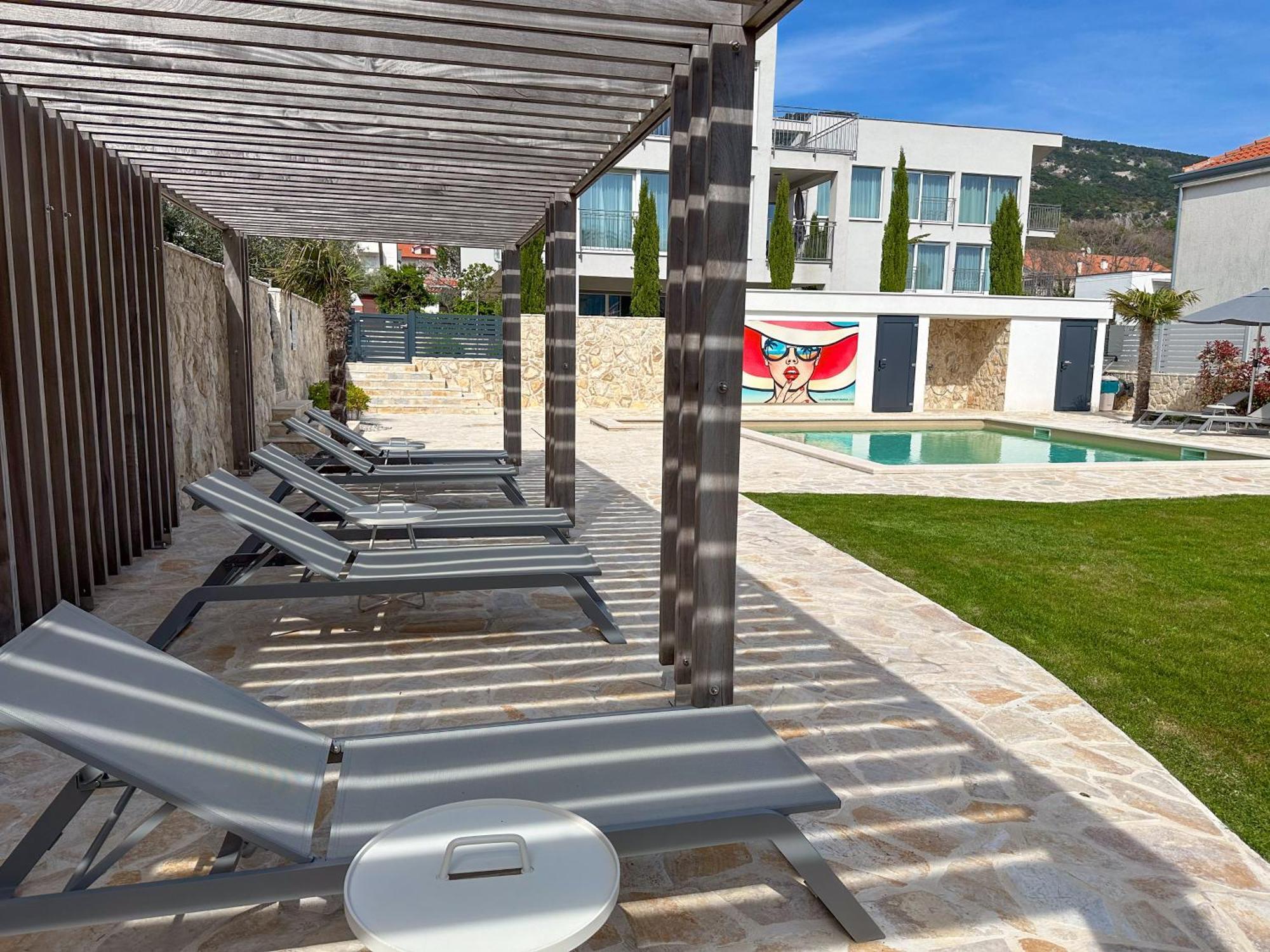 Apartment Baska, Exklusive Apartments Mit Poolarea In Baska, Krk - Kroatien Luaran gambar
