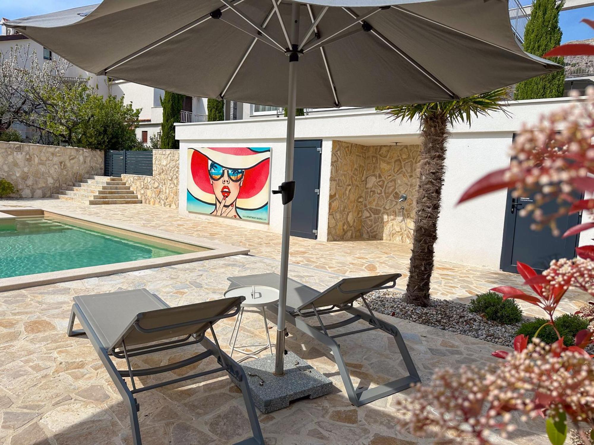 Apartment Baska, Exklusive Apartments Mit Poolarea In Baska, Krk - Kroatien Luaran gambar