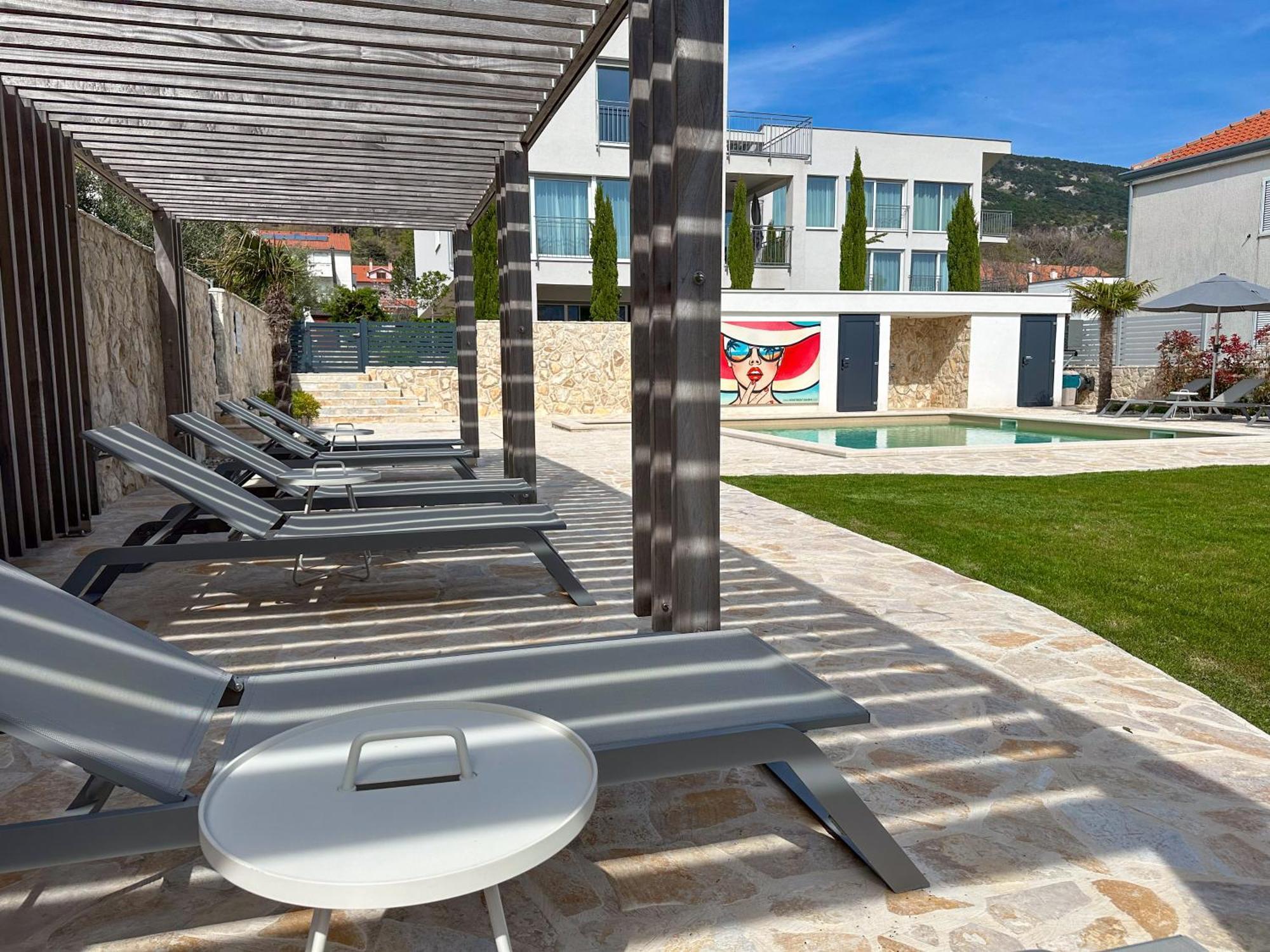 Apartment Baska, Exklusive Apartments Mit Poolarea In Baska, Krk - Kroatien Luaran gambar