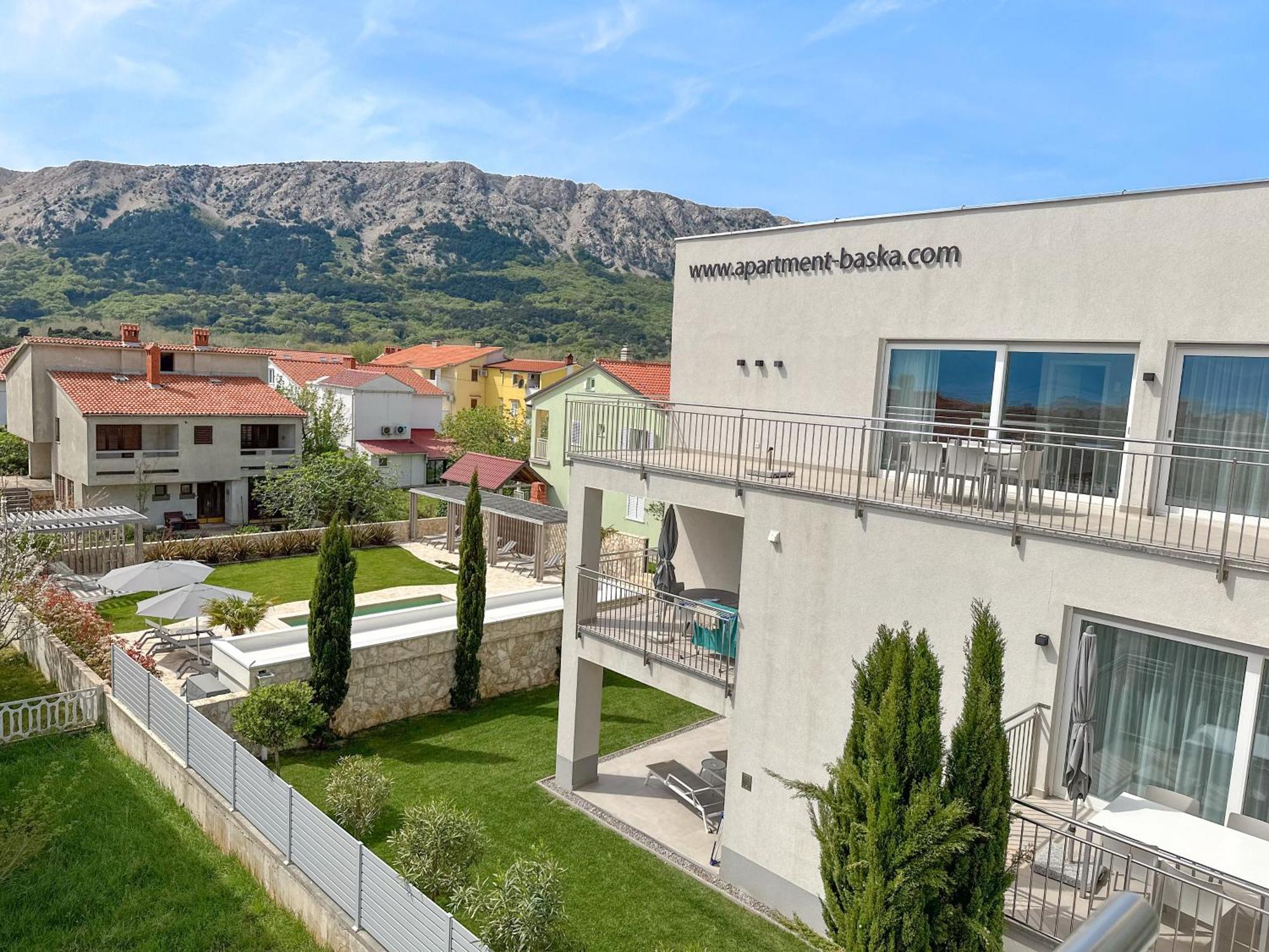 Apartment Baska, Exklusive Apartments Mit Poolarea In Baska, Krk - Kroatien Luaran gambar